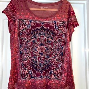 WOMENS LUCKY BRAND TEE SIZE L